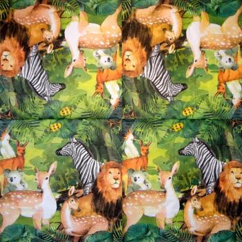 154 Tiere Afrika: Diverse - 4-lagig - Paper Design - Taschentuch